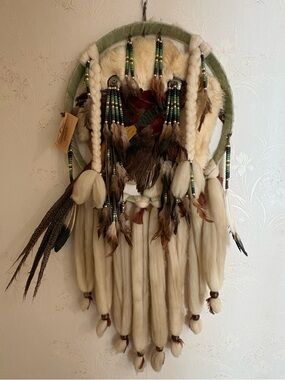 Handcrafted Native American Mandella Ceremonial Shield